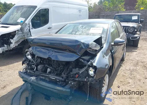 2013 Volkswagen Golf 2.5L 4-Door из США, поврежденный, VIN WVWDB7AJXDW118099